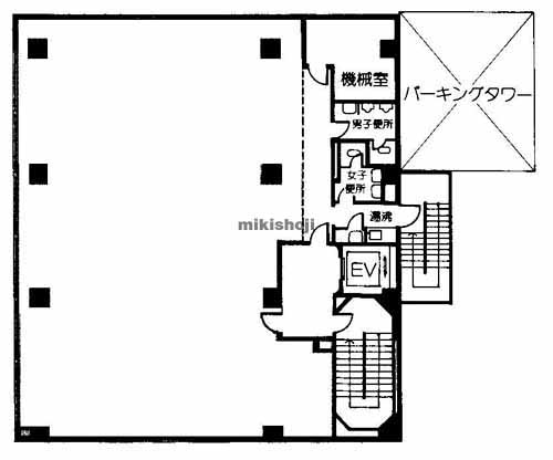 西宮市の日本生命西宮ビル 平面1