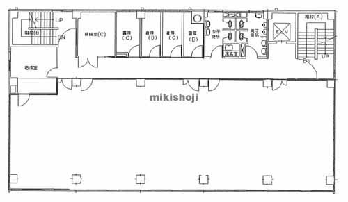 クリスタル元塩町ビル 平面1