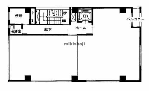 しらさぎビル 平面1