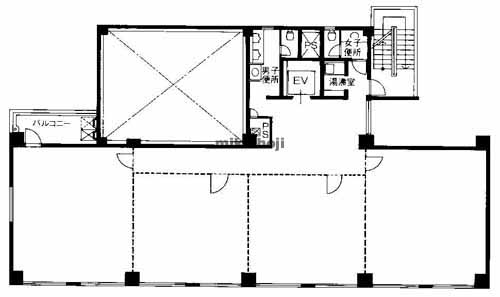 西宮市の西宮ロイヤルビル 平面1