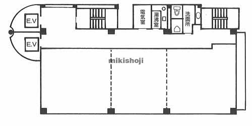 尼崎市の甲南アセット阪神尼崎駅前ビル 平面1