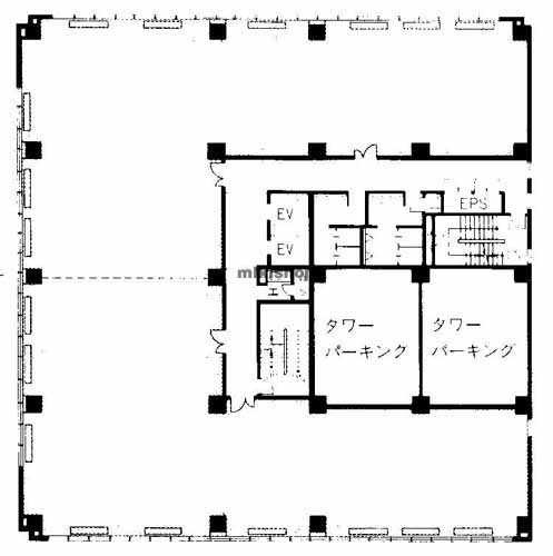 明治安田生命松山二番町ビル 平面1