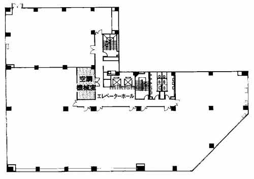 愛媛新聞・愛媛電算ビル 平面1
