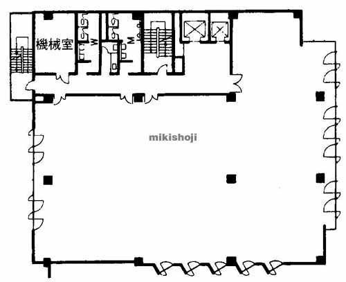 松山第一生命ビルディング 平面1
