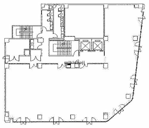 甲南アセット米子ビル 平面1