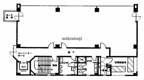 米子ウエストビル 平面1