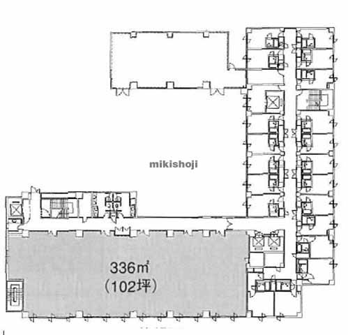 米子市の米子ワシントンビル 平面1