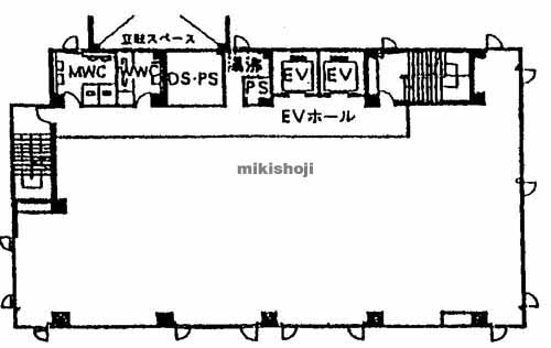 鳥取市の住友生命鳥取ビル 平面1