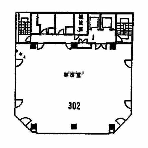 冨田第一生命ビル 平面1