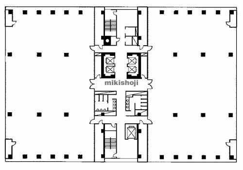 豊中市の第一火災千里中央ビル 平面1