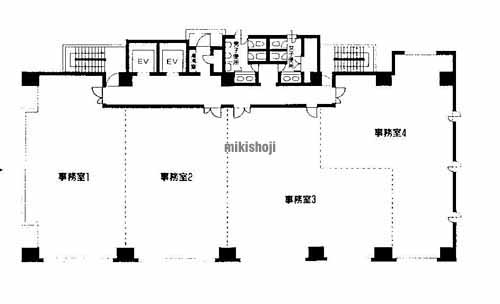 おおきに南船場ビル 平面1