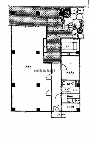 福島の矢山ビル 平面1