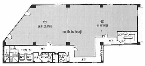 池田市の木平ビル 平面1