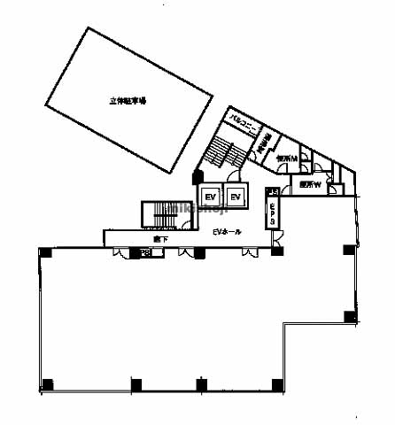 ワタヤコスモスビル 平面1