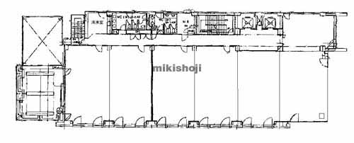 岡山市のＪＲ岡山駅第１ＮＫビル 平面1