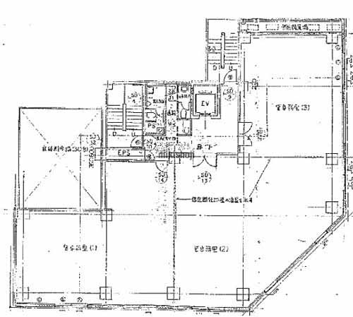 岡山市のＫＥビル 平面1
