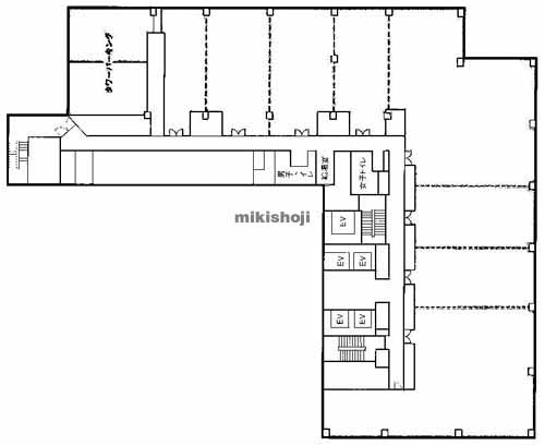 三宮町・明石町・江戸町・京橋・海岸通のクリエイト神戸 平面1