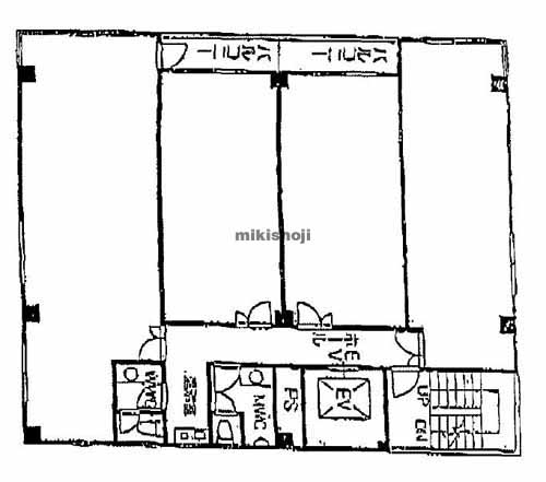 八幡通・磯辺通・浜辺通の成樹ビル 平面1