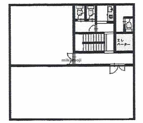 泉佐野市の新川第５ビル 平面1