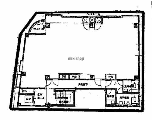 南森町周辺のグローブ梅田東ビル 平面1