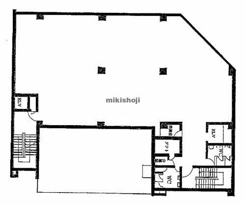 港区の第一大阪港ビル 平面1