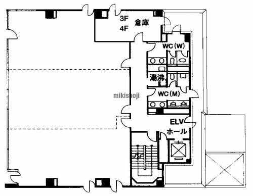 京都三条大橋ビル 平面1