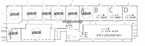 他区の朝日商事イリアスビル 平面1