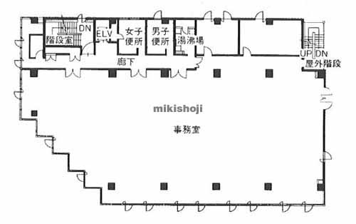 宇治市のアーバネックス小倉ビル 平面1