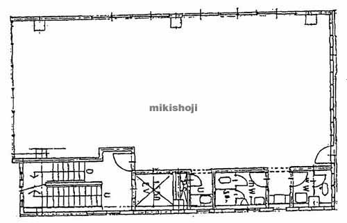 貝塚市のブックスマウントビル 平面1