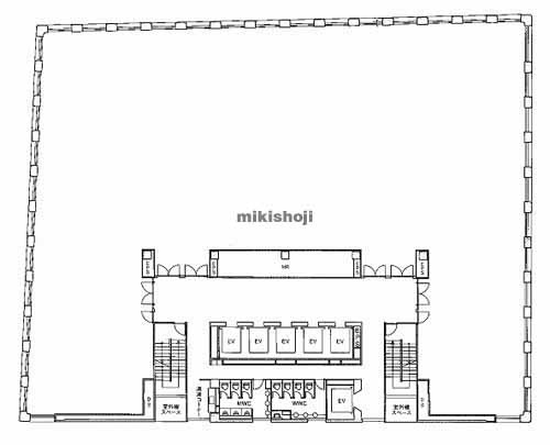 京阪神御堂筋ビル 平面1