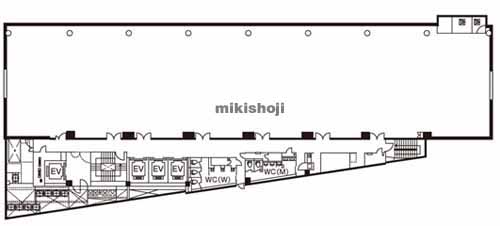 梅田・堂島・中之島の堂島プラザビル 平面1