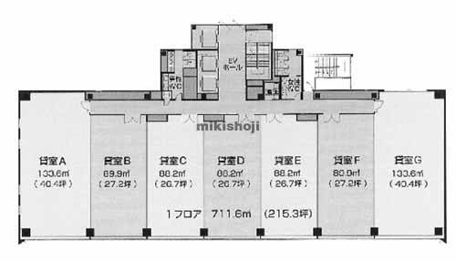 ニッセイ高松ビル 平面1
