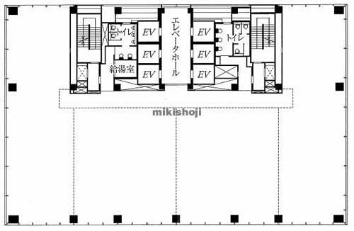 芝田・茶屋町・大深町の梅田ゲートタワー 平面1