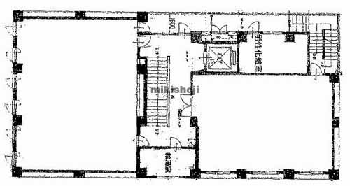 芝田・茶屋町・大深町のイノイ第二ビル 平面1