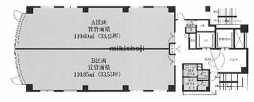 ＶＯＲＴ御堂筋本町Ⅱ 平面1