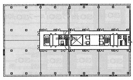 富山市のＤタワー富山 平面1
