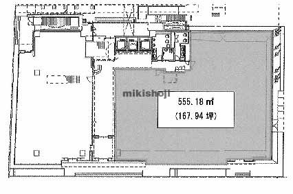 高知市の高知電気ビル本館 平面1