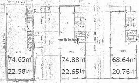 若江岩田中村ビル 平面1