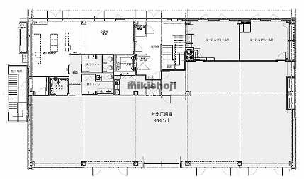 彦根市の彦根ガスビル 平面1