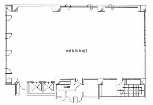 高知市の損保ジャパン高知ビル 平面1