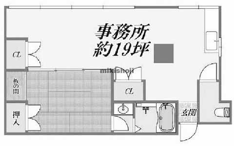 三宮町・明石町・江戸町・京橋・海岸通の三陽ビル 平面1
