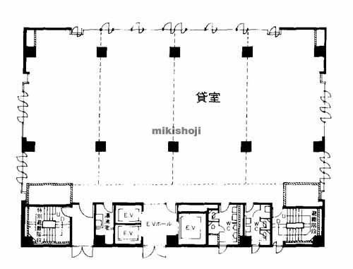 博多駅前シティビル 平面1