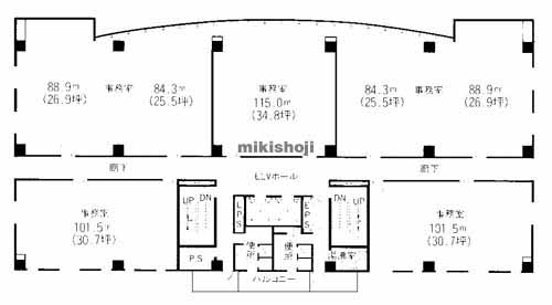 博多サンシティビルⅠ 平面1
