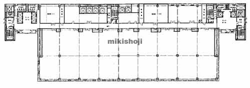 西日本渡辺ビル(西日本新聞会館) 平面1