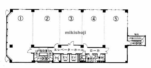 博多駅東・駅南のユナイト博多ビル 平面1