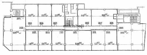 セントラルビル 平面1