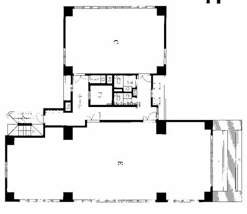 博多駅前・中央街の博多鳳城ビル 平面1