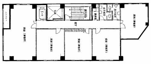 博多駅前・中央街の博多フロントビル 平面1