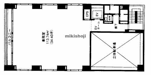博多駅前・中央街の井門博多駅前ビル 平面1