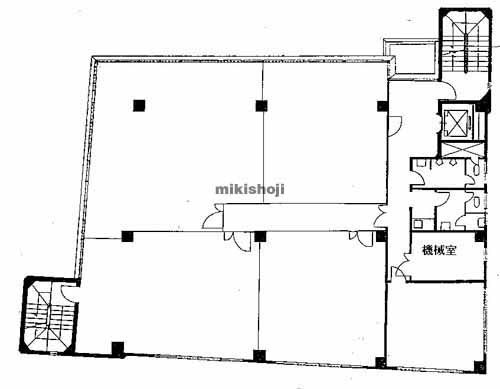 赤坂・大名・舞鶴の日新ビル 平面1